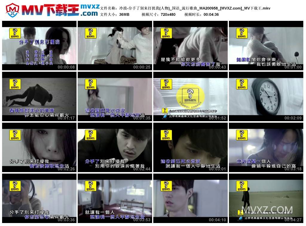 冷漠-分手了别来打扰我(人物)_国语_流行歌曲_MA200958